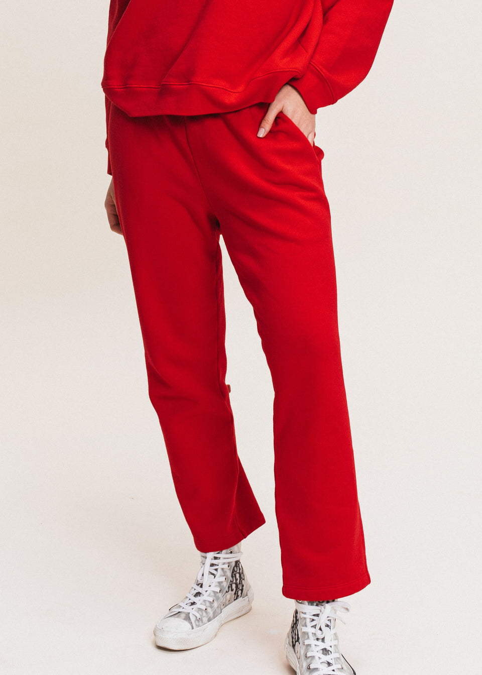 Cropped Pant in Pop