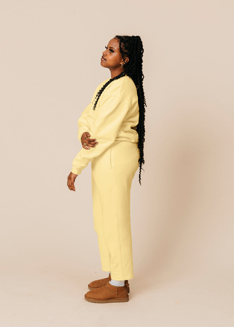 Cropped Pant in Zest