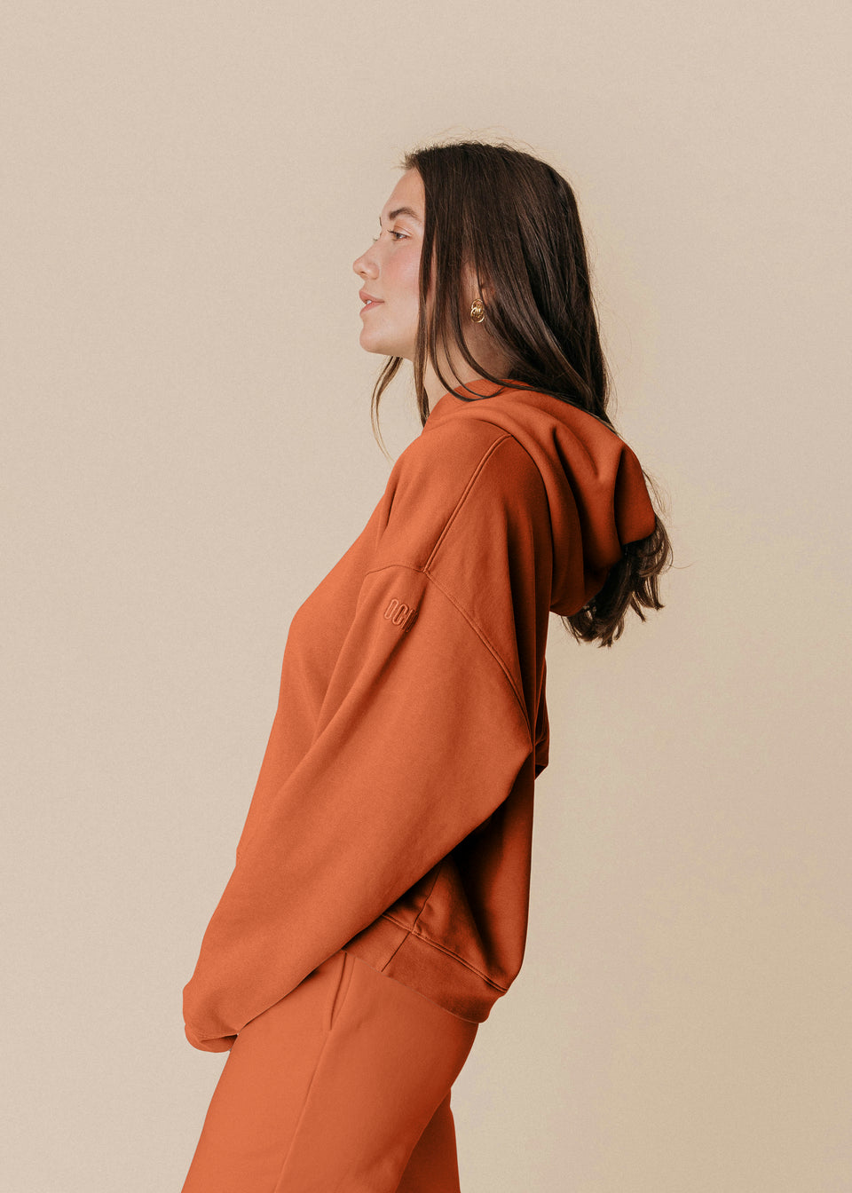 Oversized Hoodie in Negroni