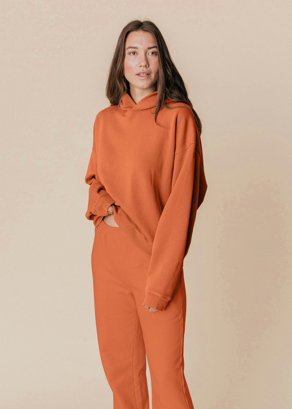 Oversized Hoodie in Negroni