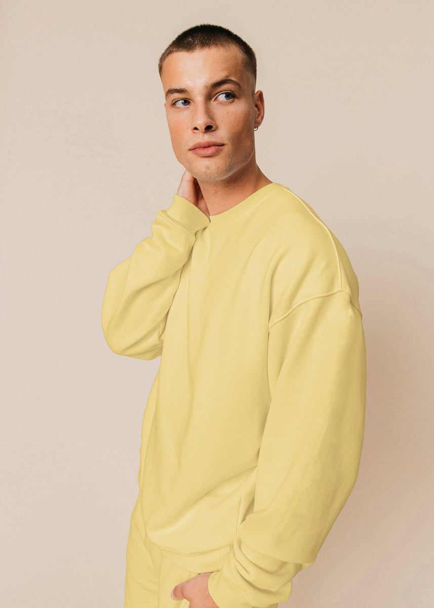Oversized Crewneck in Zest
