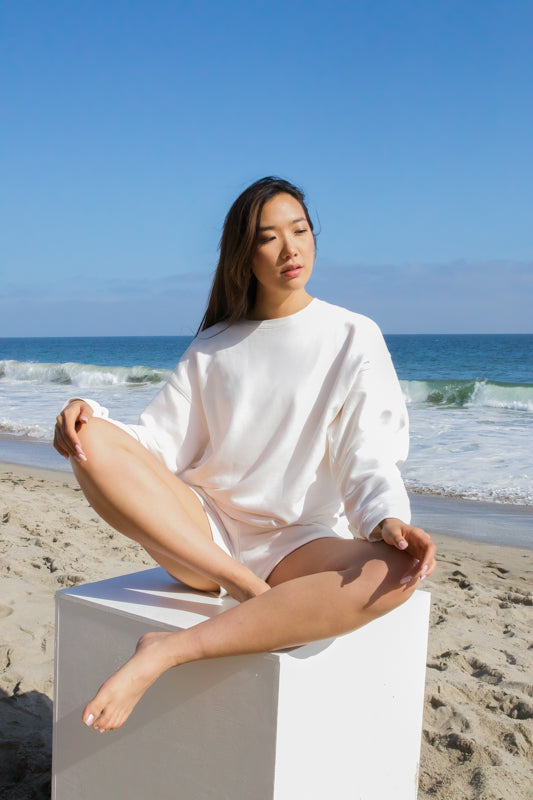 Oversized Crewneck in Supermoon