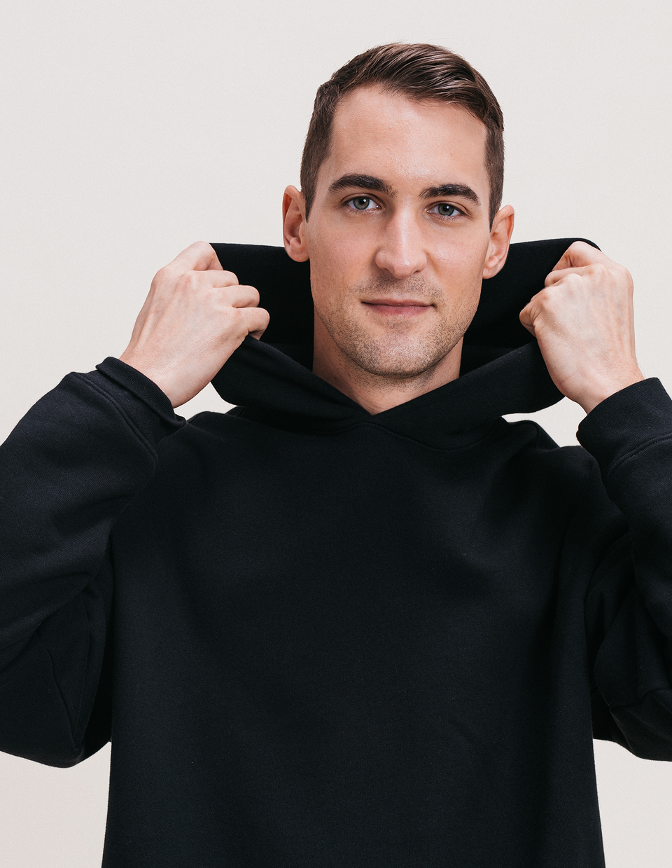 Oversized Hoodie in Black