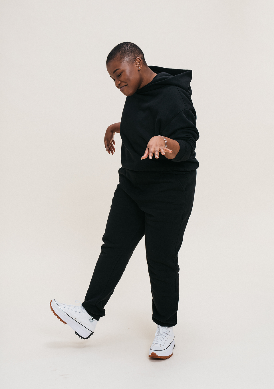 Oversized Hoodie in Black