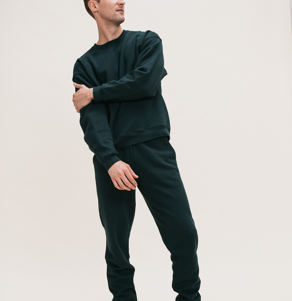 Oversized Crewneck in Grove