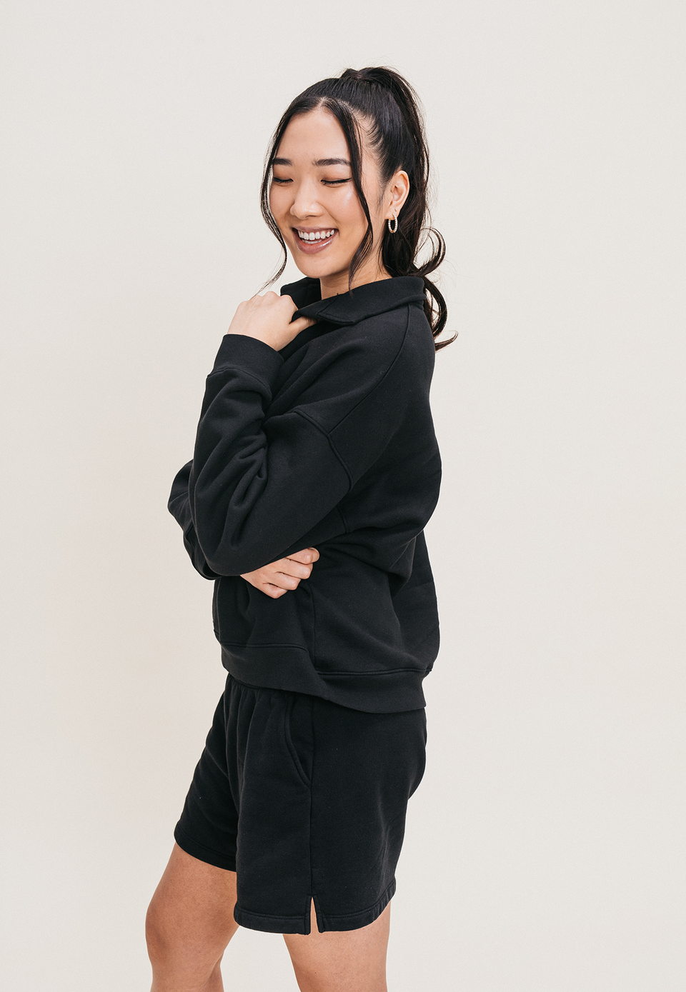 Polo Crew in Black