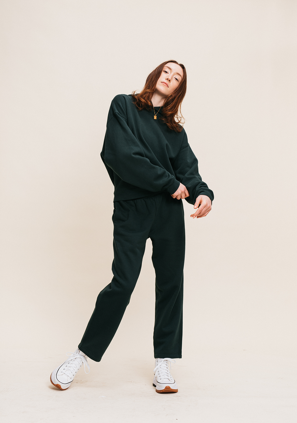 Cropped Pant in Grove