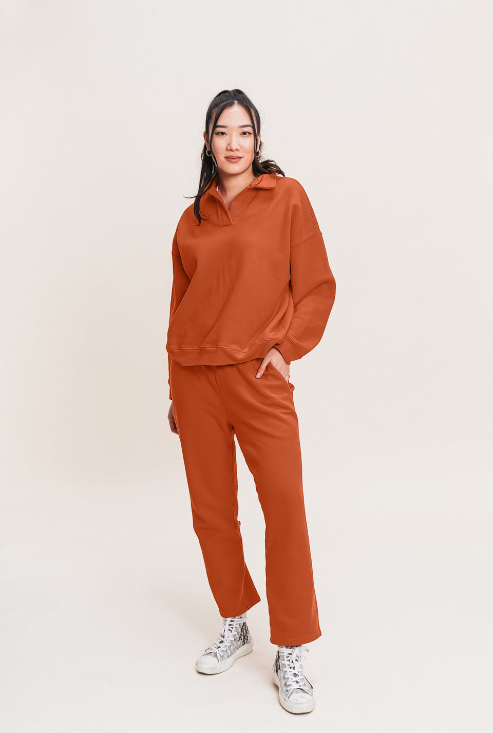 Cropped Pant in Negroni