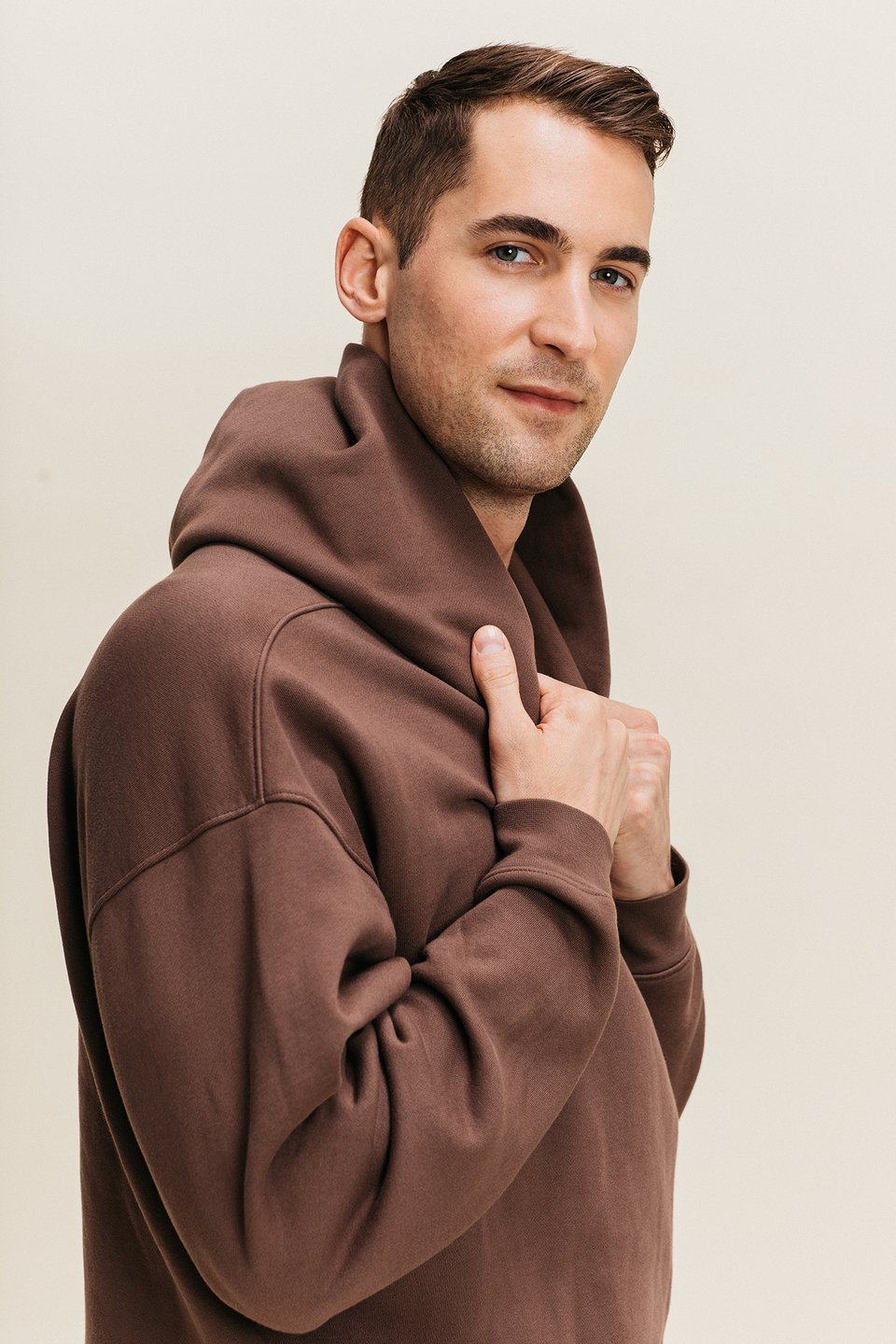 Oversized Hoodie in Rye