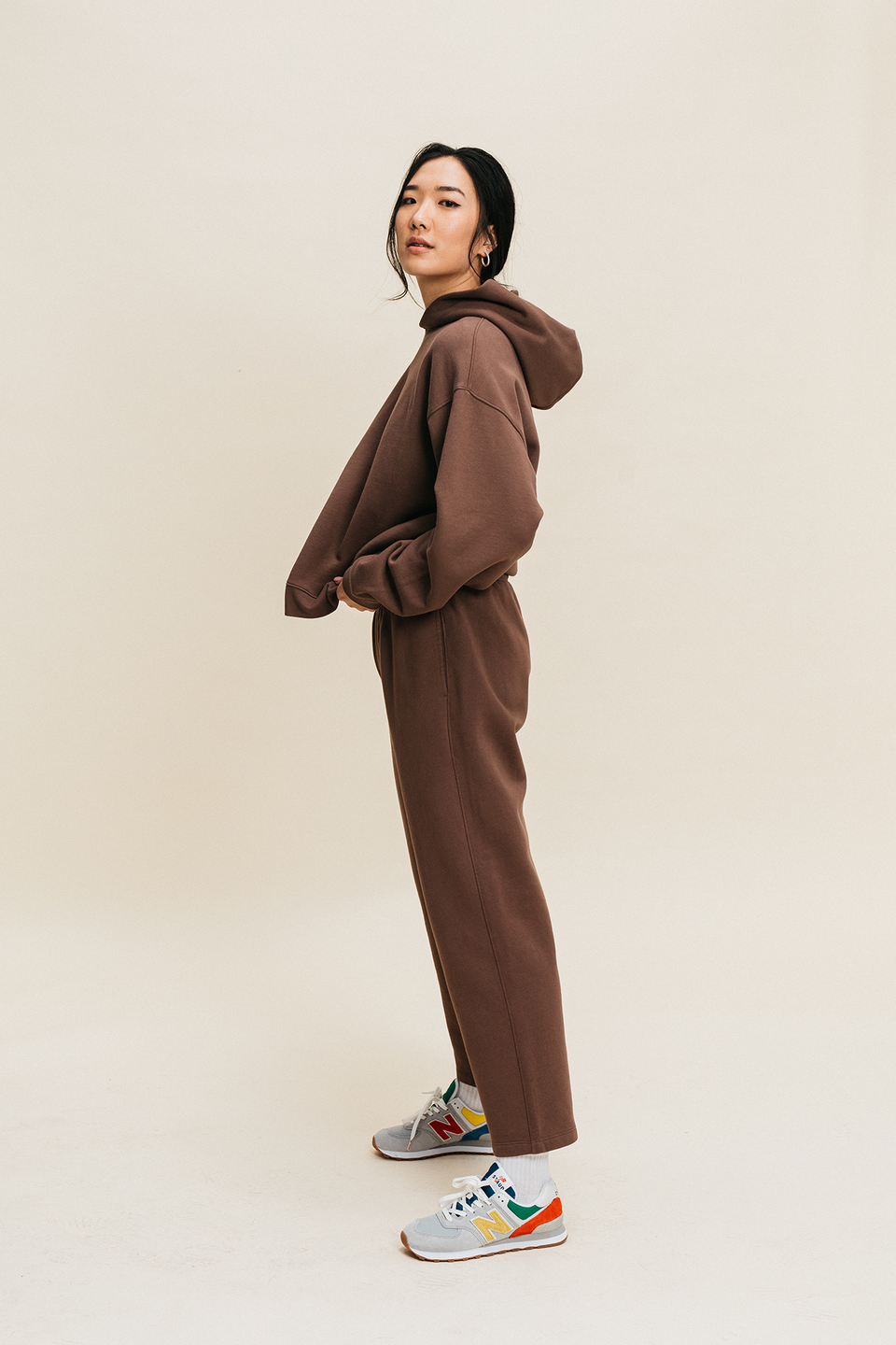 Oversized Hoodie in Rye