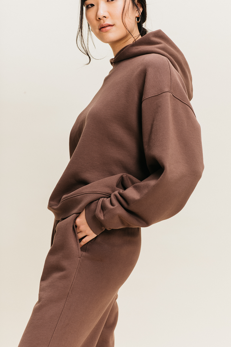 Oversized Hoodie in Rye