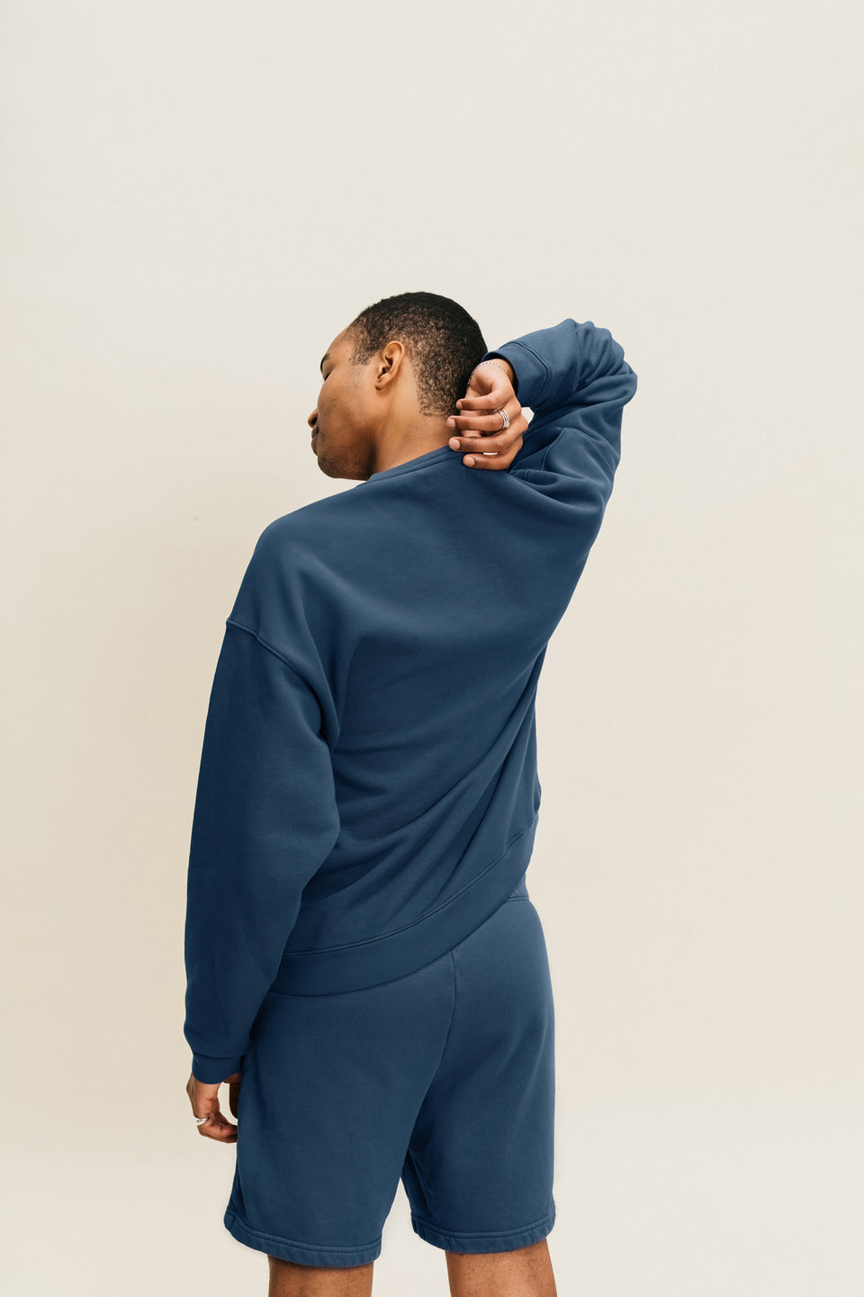 Oversized Crewneck in Cove
