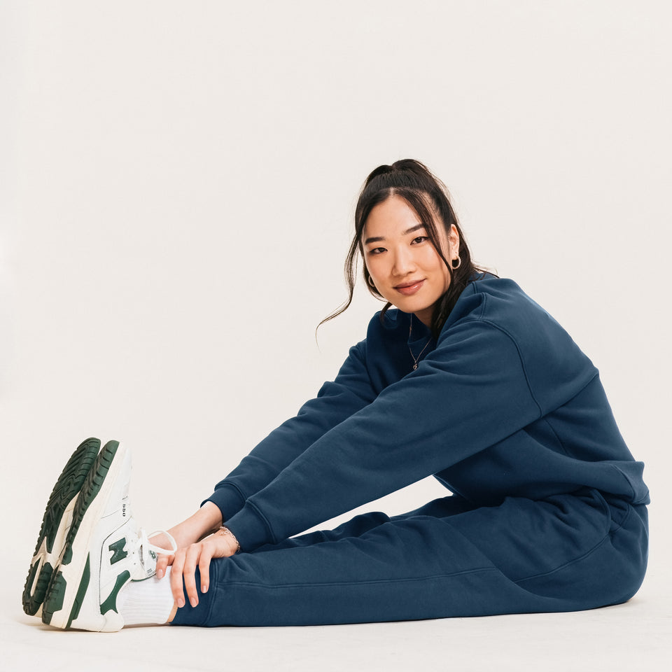Oversized Crewneck in Cove
