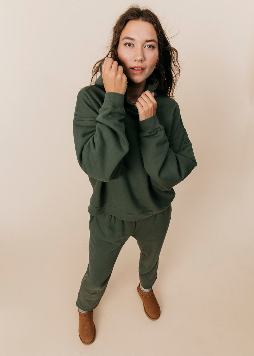 Oversized Hoodie in Spruce