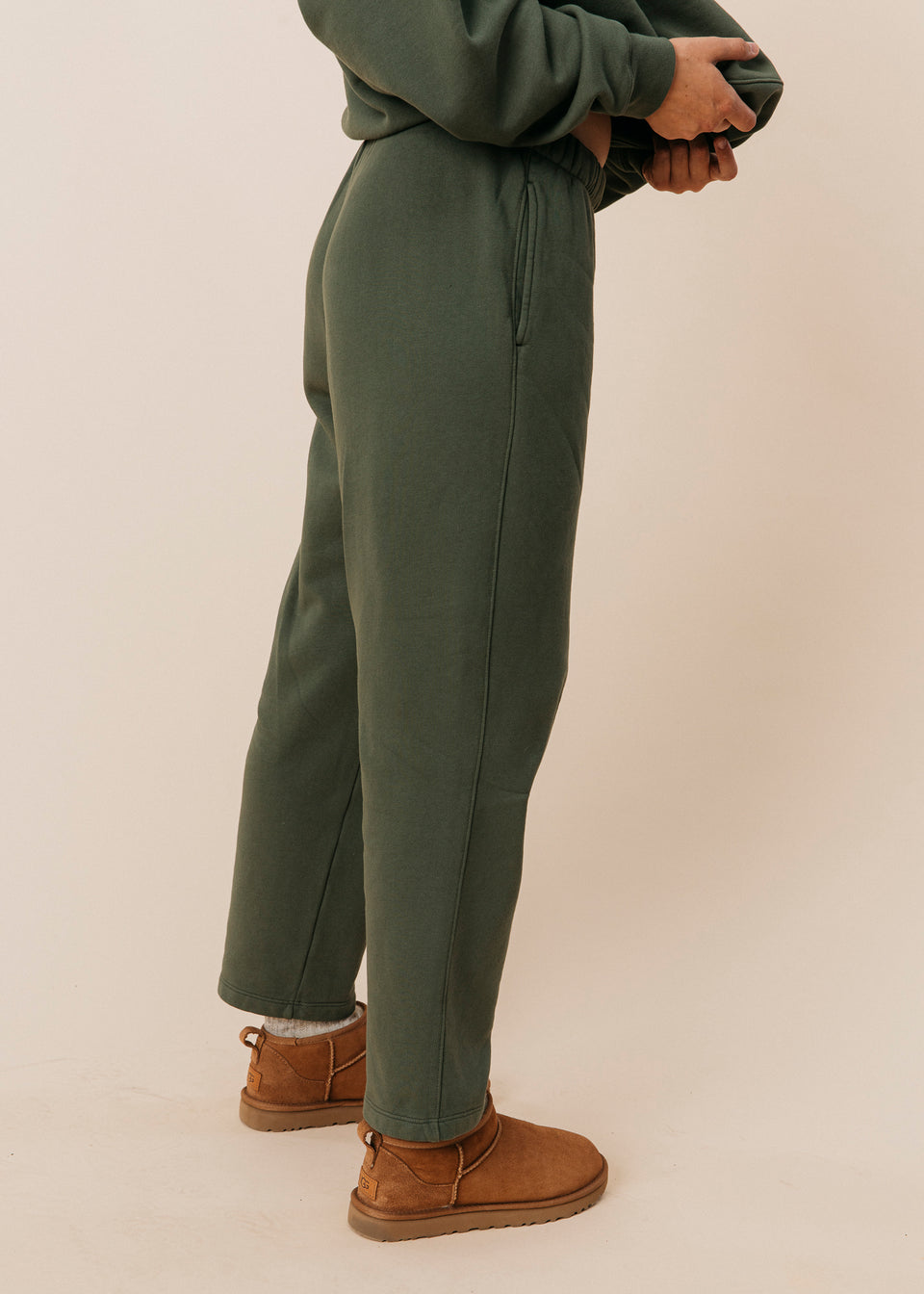 Cropped Pant in Spruce