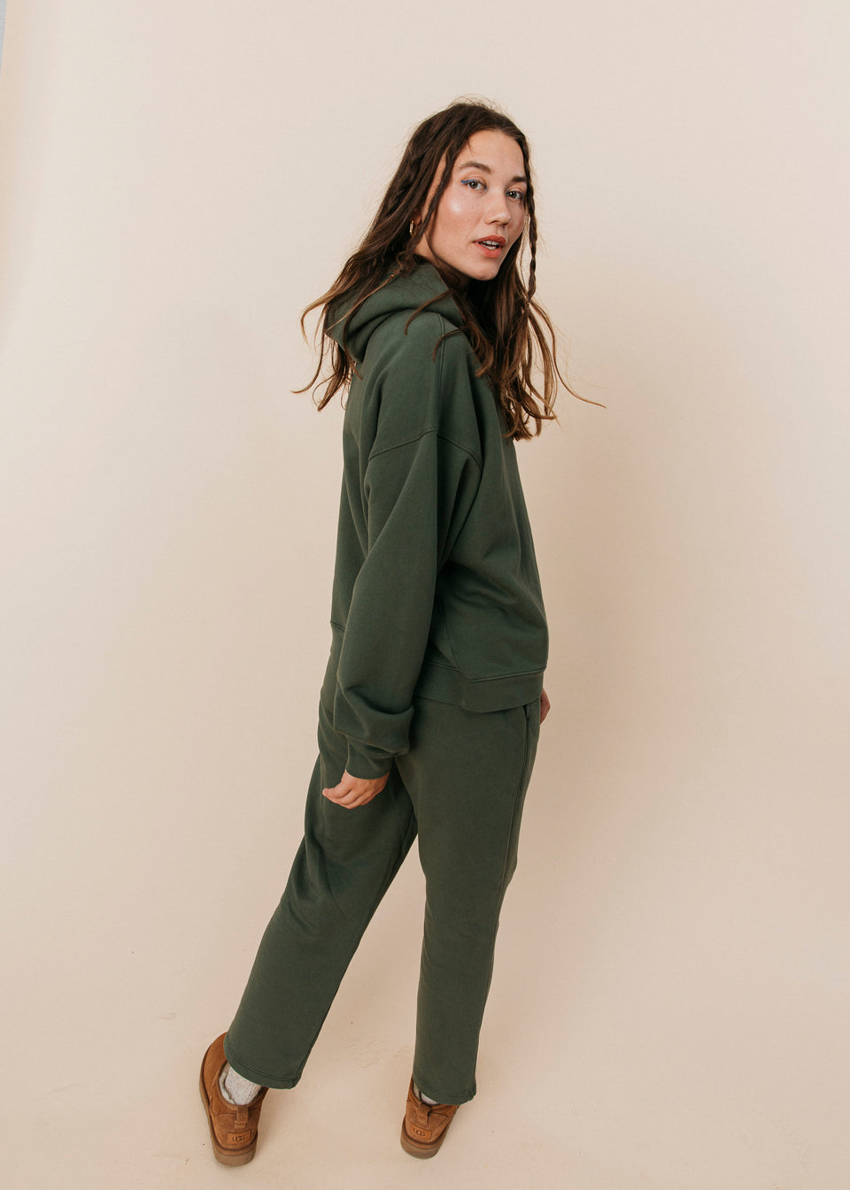Oversized Hoodie in Spruce