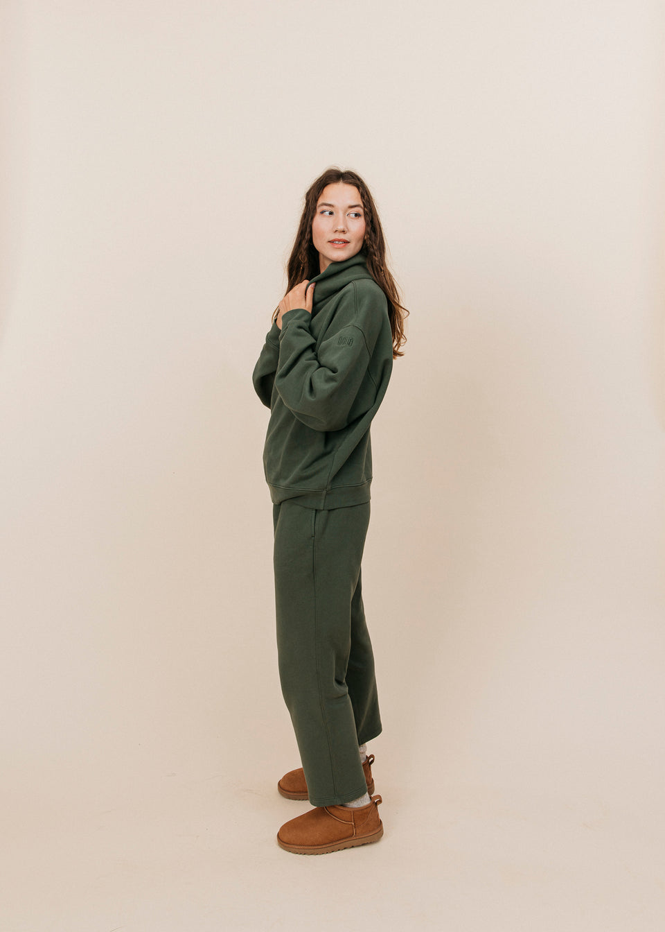 Oversized Hoodie in Spruce