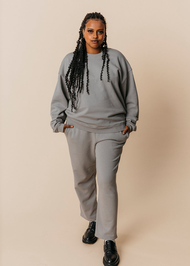 Cropped Pant in Ash