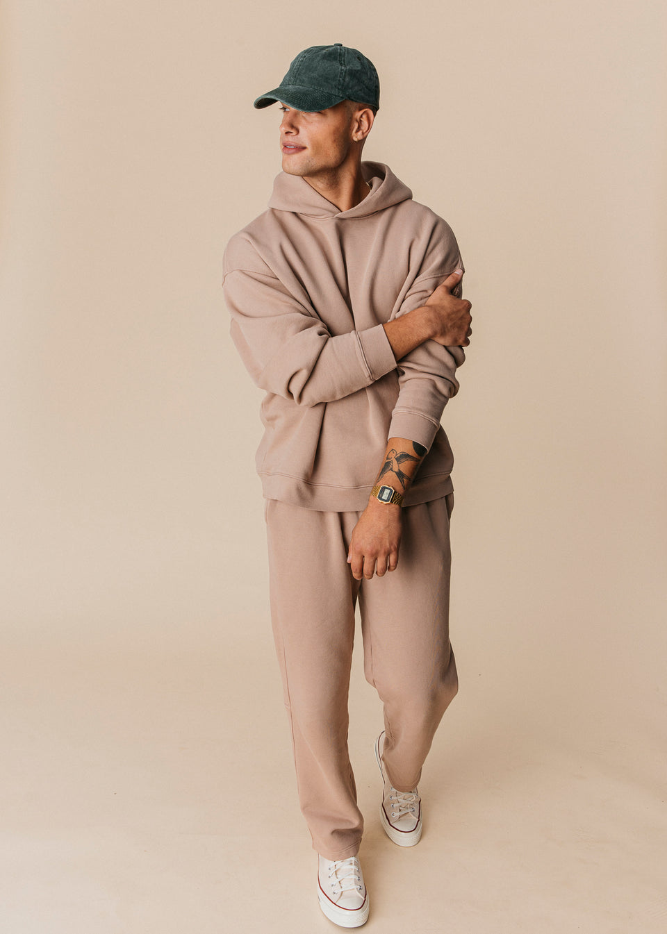 Oversized Hoodie in Fawn