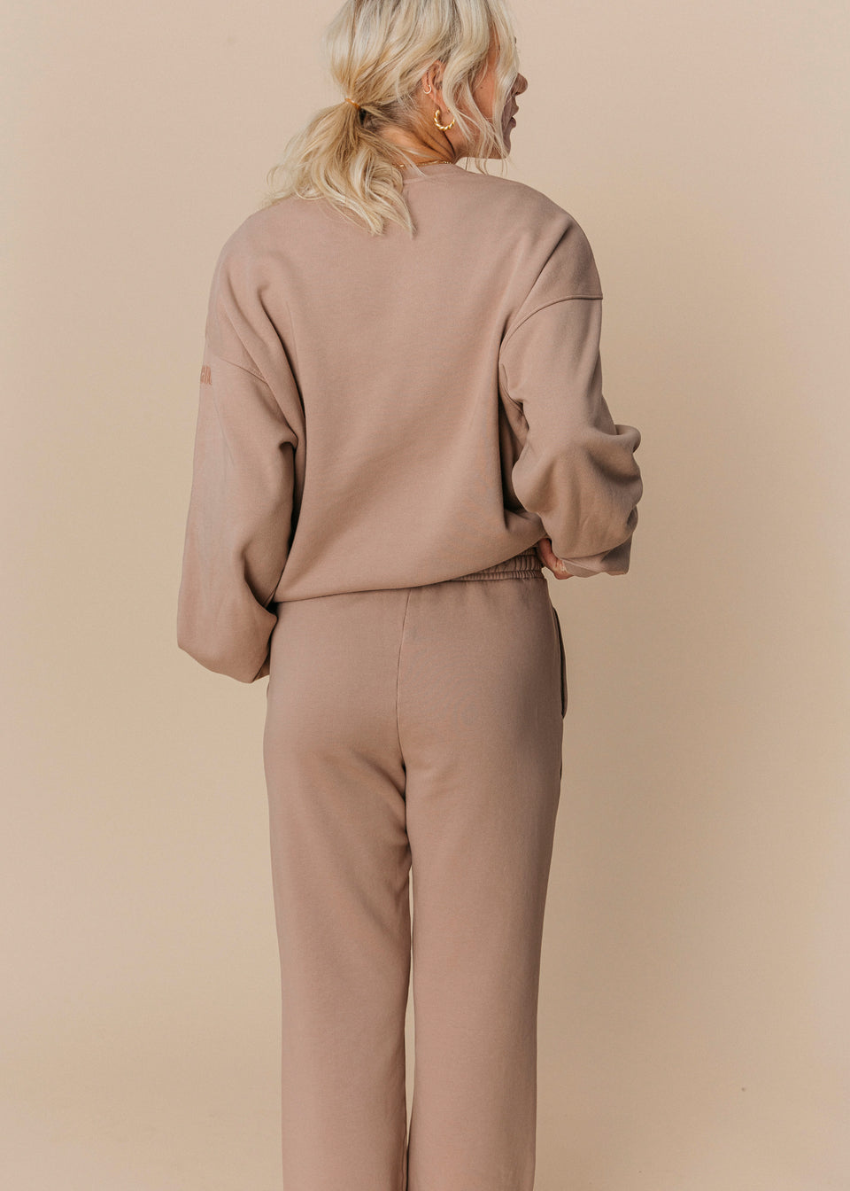 Oversized Crewneck in Fawn