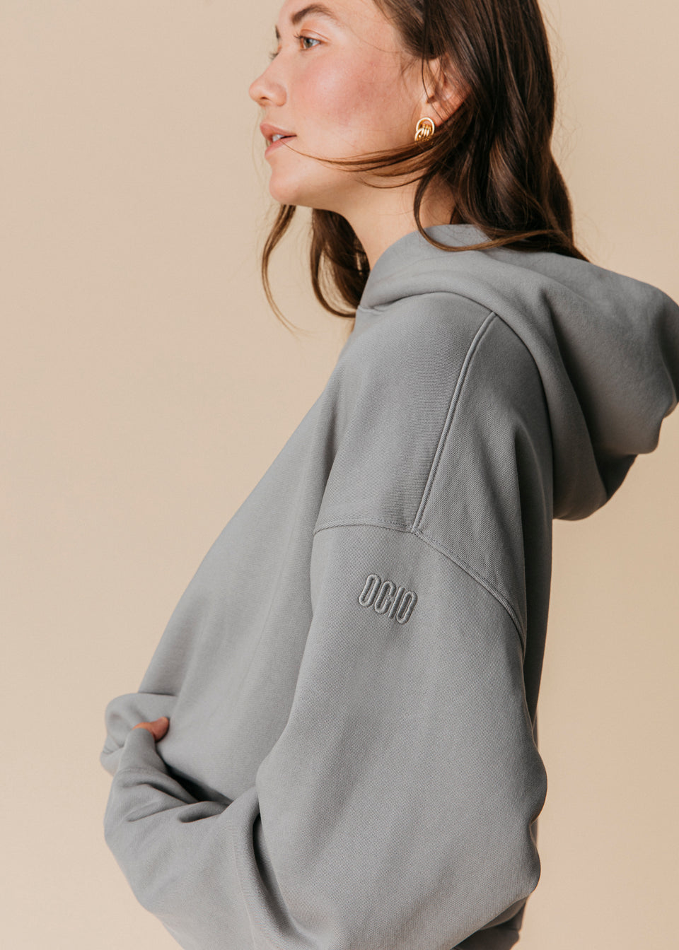 Oversized Hoodie in Ash