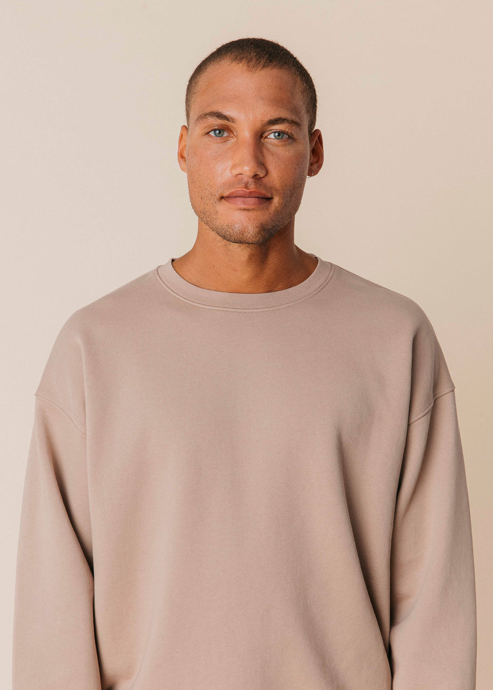 Oversized Crewneck in Fawn
