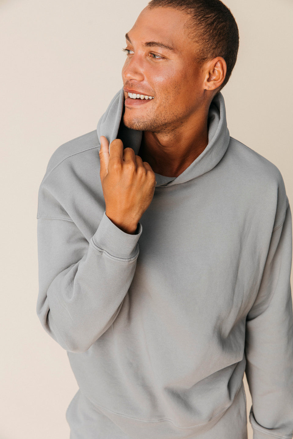Oversized Hoodie in Ash