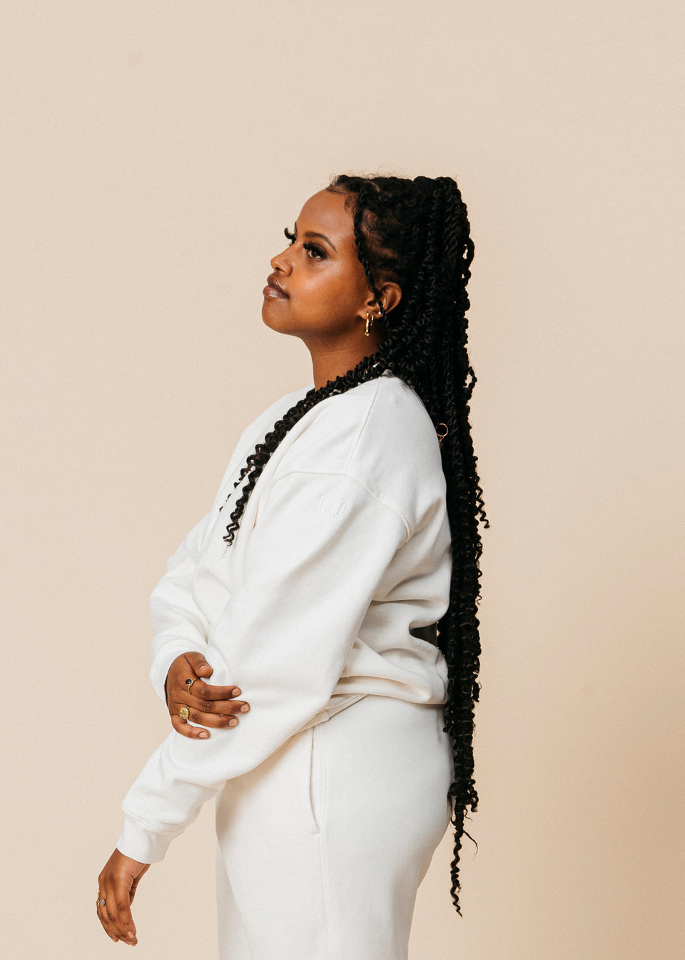 Oversized Crewneck in Supermoon