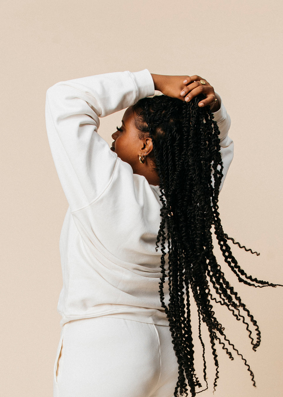 Oversized Crewneck in Supermoon