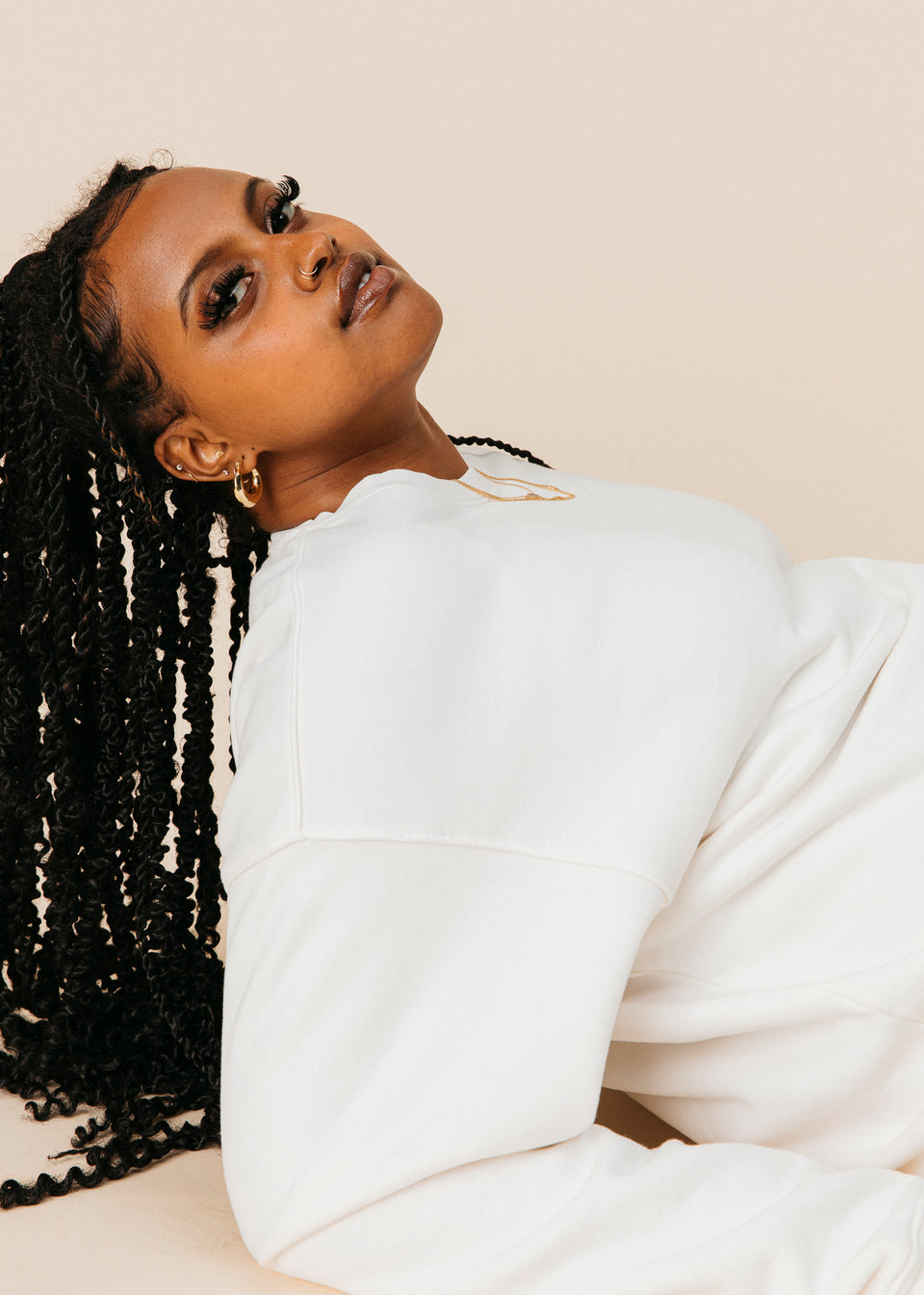 Oversized Crewneck in Supermoon