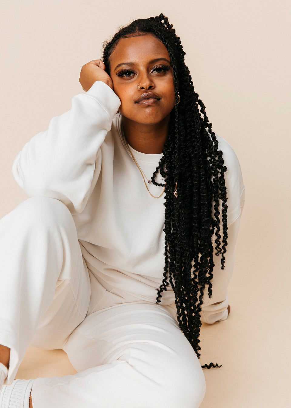 Oversized Crewneck in Supermoon