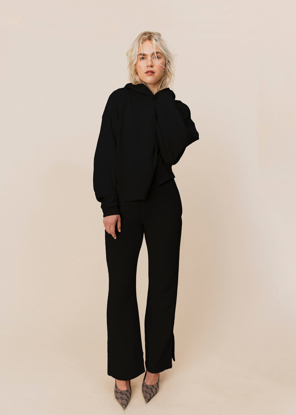 Flare Pant in Black