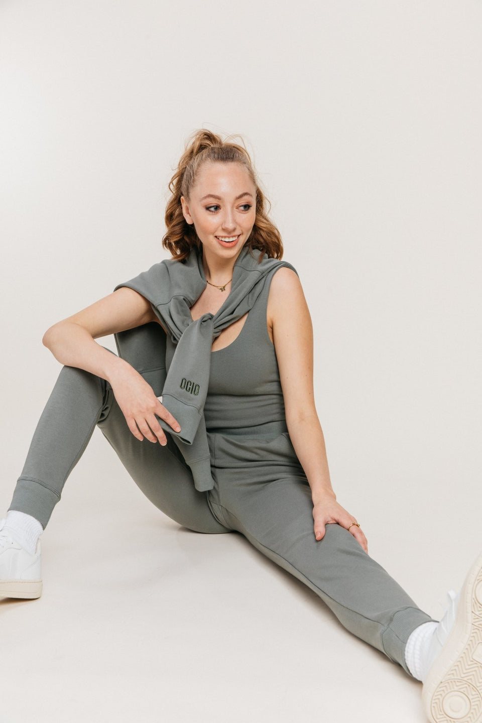Classic SoftCore Jogger in Sage