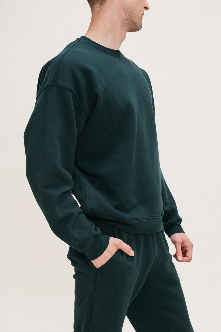 Oversized Crewneck in Grove