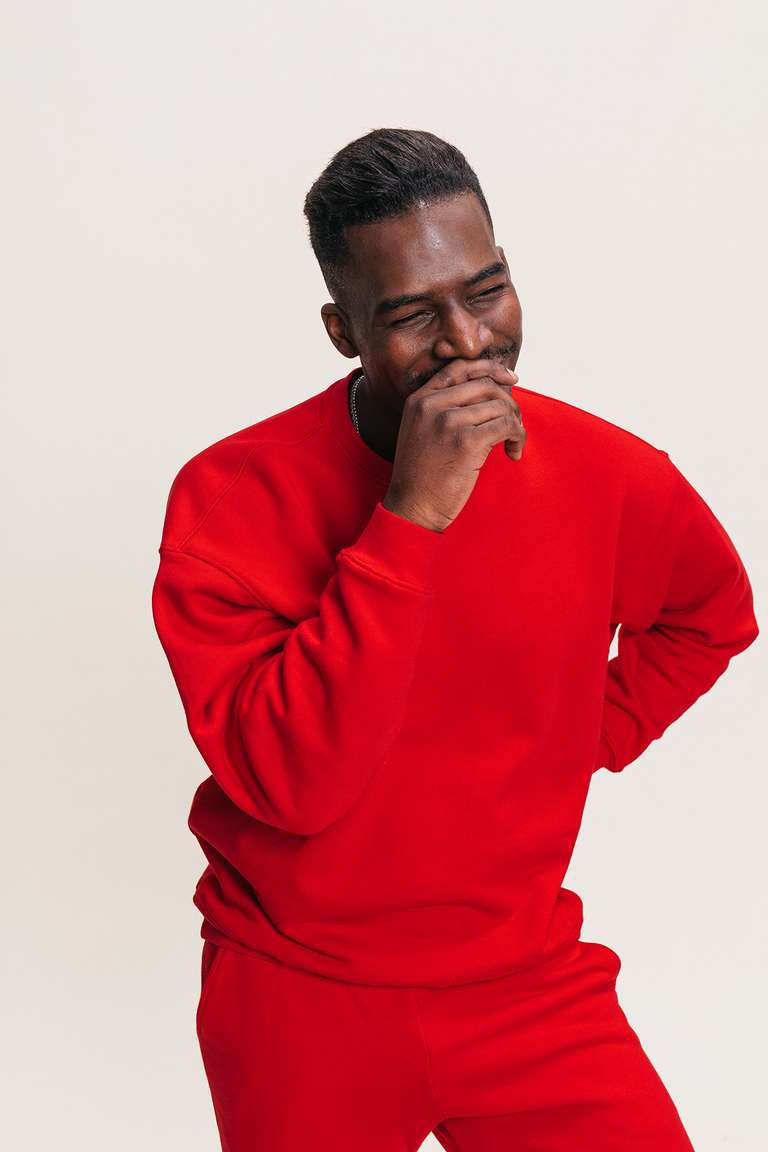 Oversized Crewneck in Pop