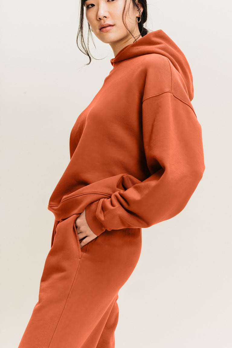 Oversized Hoodie in Negroni