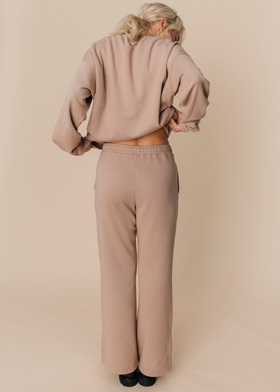 flare pant in fawn – ocio