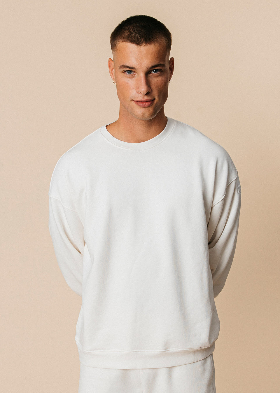 Mens discount oversized crewneck