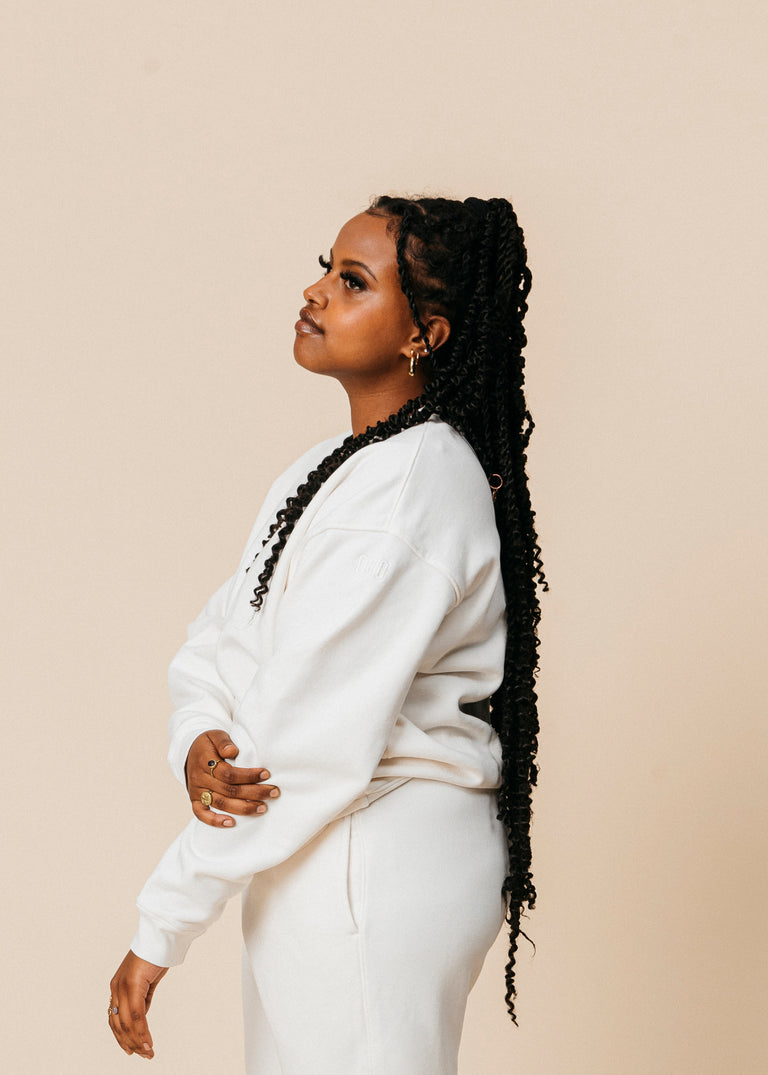 Oversized Crewneck in Supermoon